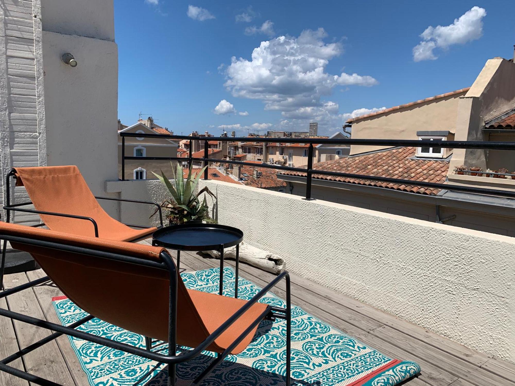 Studio Toit Terrasse Vieux Port مارسيليا المظهر الخارجي الصورة