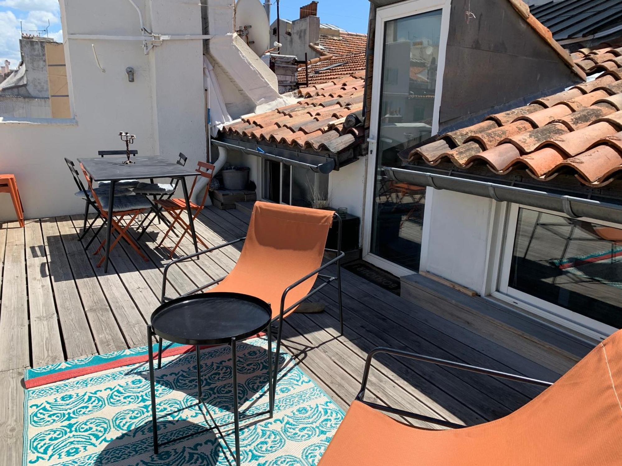 Studio Toit Terrasse Vieux Port مارسيليا المظهر الخارجي الصورة